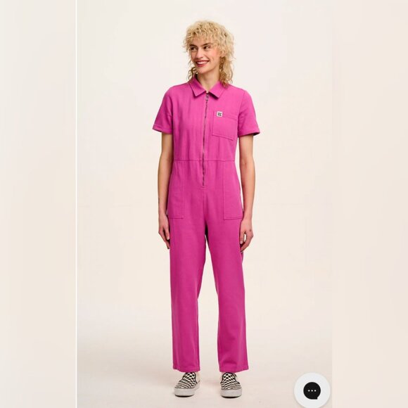 Lucy & Yak Rex Pink Jumpsuit US 12 - Picture 2 of 6